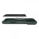 Spigen iPhone 17 Pro Max Deksel Optik Armor MagFit Abyss Green