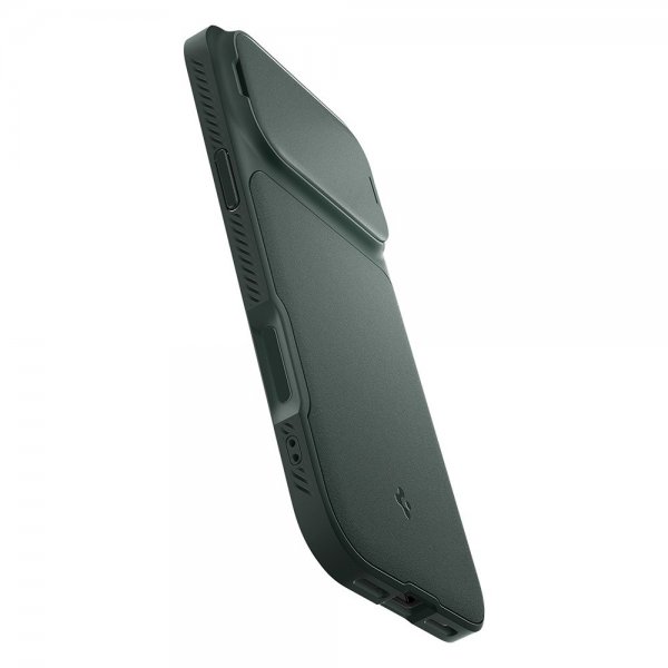 Spigen iPhone 17 Pro Max Deksel Optik Armor MagFit Abyss Green