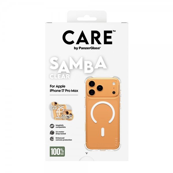 CARE by PanzerGlass iPhone 17 Pro Max Deksel Samba MagSafe Transparent