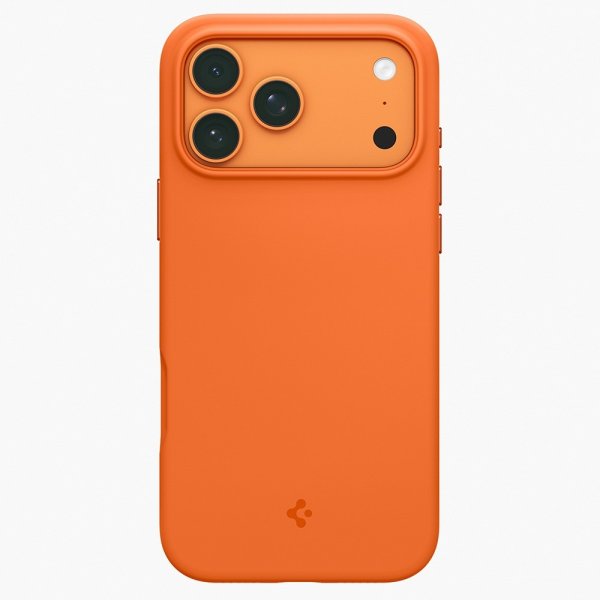 Spigen iPhone 17 Pro Max Deksel Silicone Fit MagFit Cosmic Orange
