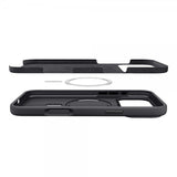 Spigen iPhone 17 Pro Max Deksel Silicone Fit MagFit Svart