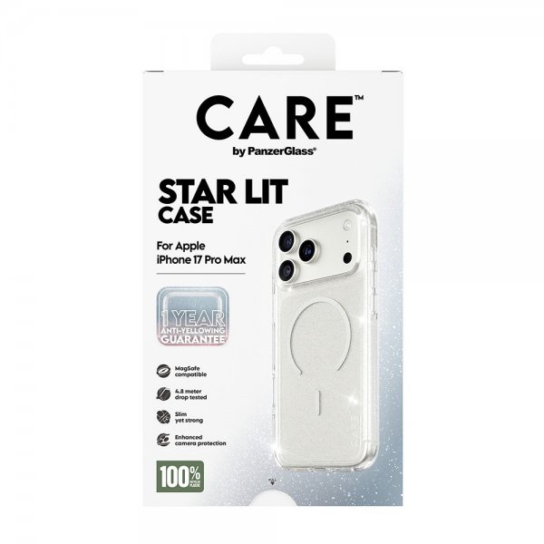 CARE by PanzerGlass iPhone 17 Pro Max Deksel Star Lit MagSafe