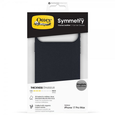 Otterbox iPhone 17 Pro Max Deksel Symmetry Cactus Leather MagSafe Blue Sentiment
