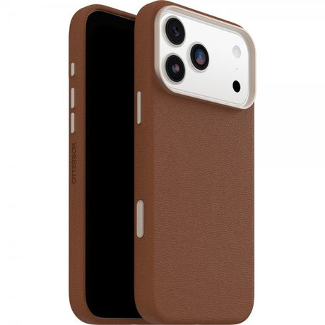 Otterbox iPhone 17 Pro Max Deksel Symmetry Cactus Leather MagSafe Desert Saddle