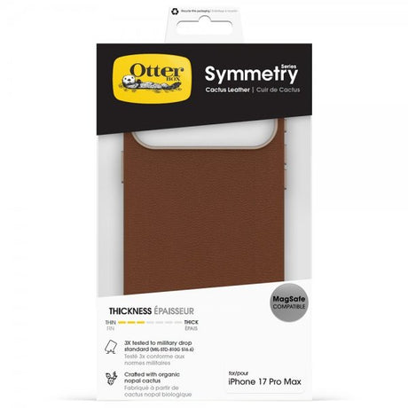 Otterbox iPhone 17 Pro Max Deksel Symmetry Cactus Leather MagSafe Desert Saddle