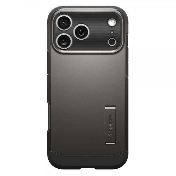 Spigen iPhone 17 Pro Max Deksel Tough Armor T MagFit Gunmetal