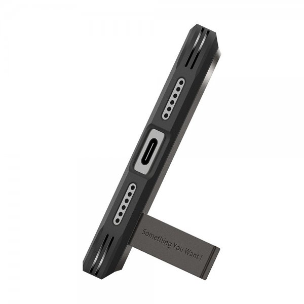 Spigen iPhone 17 Pro Max Deksel Tough Armor T MagFit Gunmetal
