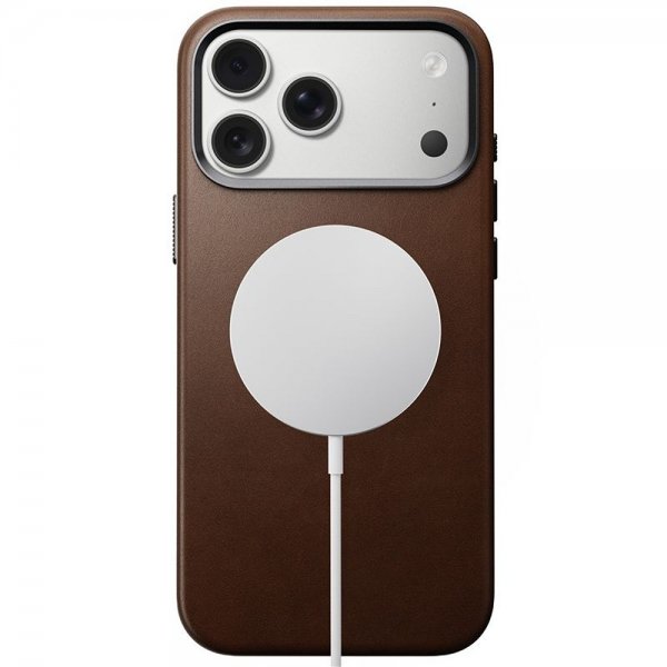 Nomad iPhone 17 Pro Max Deksel Traditional Leather Case Brun