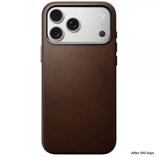 Nomad iPhone 17 Pro Max Deksel Traditional Leather Case Brun