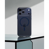 Spigen iPhone 17 Pro Max Deksel Ultra Hybrid MagFit Clear Deep Blue