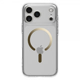 Spigen iPhone 17 Pro Max Deksel Ultra Hybrid MagFit Clear Gold