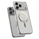 Spigen iPhone 17 Pro Max Deksel Ultra Hybrid MagFit Clear Gold