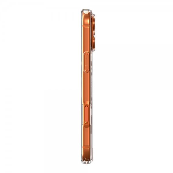Spigen iPhone 17 Pro Max Deksel Ultra Hybrid MagFit Clear Orange