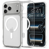 Spigen iPhone 17 Pro Max Deksel Ultra Hybrid MagFit Clear White