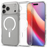Spigen iPhone 17 Pro Max Deksel Ultra Hybrid MagFit Clear White