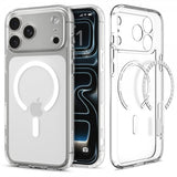 Spigen iPhone 17 Pro Max Deksel Ultra Hybrid MagFit Clear White