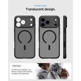 Spigen iPhone 17 Pro Max Deksel Ultra Hybrid MagFit Frost Black