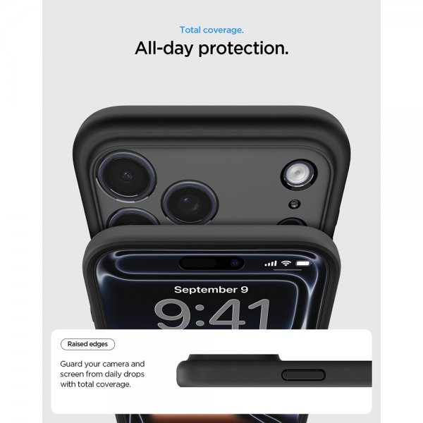Spigen iPhone 17 Pro Max Deksel Ultra Hybrid MagFit Frost Black