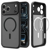 Spigen iPhone 17 Pro Max Deksel Ultra Hybrid MagFit Frost Black