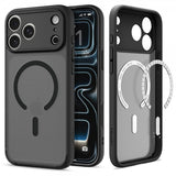 Spigen iPhone 17 Pro Max Deksel Ultra Hybrid MagFit Frost Black