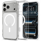 Spigen iPhone 17 Pro Max Deksel Ultra Hybrid MagFit Frost White
