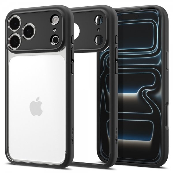 Spigen iPhone 17 Pro Max Deksel Ultra Hybrid Matte Black
