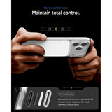 Spigen iPhone 17 Pro Max Deksel Ultra Hybrid T MagFit Glossy White