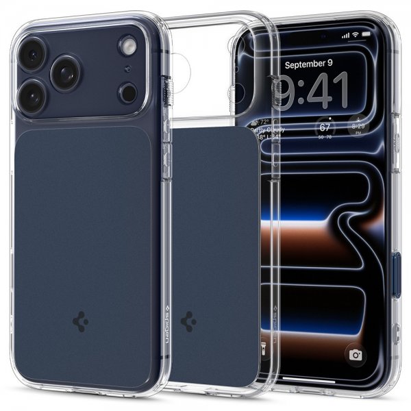 Spigen iPhone 17 Pro Max Deksel Ultra Hybrid T MagFit Matte Blue