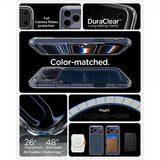 Spigen iPhone 17 Pro Max Deksel Ultra Hybrid T MagFit Matte Blue