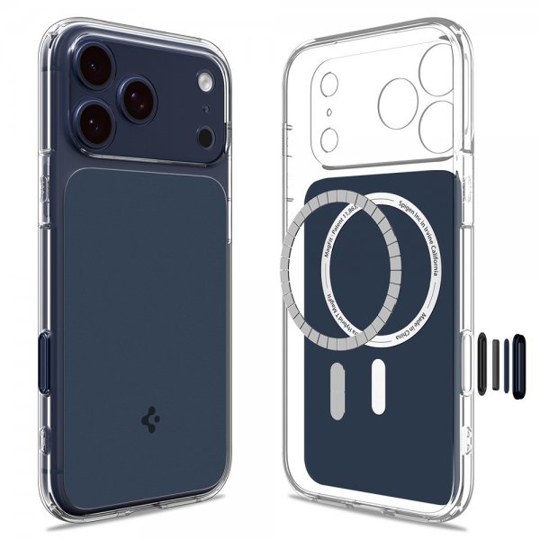 Spigen iPhone 17 Pro Max Deksel Ultra Hybrid T MagFit Matte Blue