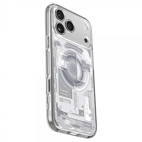 Spigen iPhone 17 Pro Max Deksel Ultra Hybrid Zero One MagFit Hvit