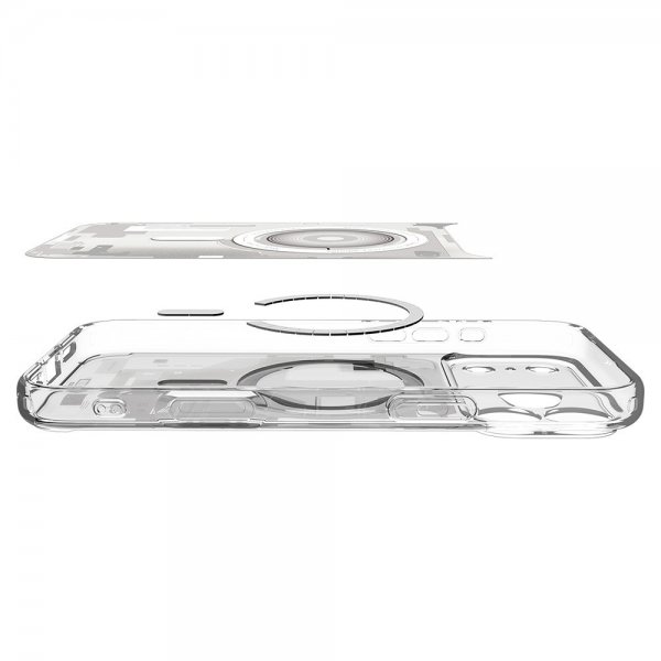 Spigen iPhone 17 Pro Max Deksel Ultra Hybrid Zero One MagFit Hvit