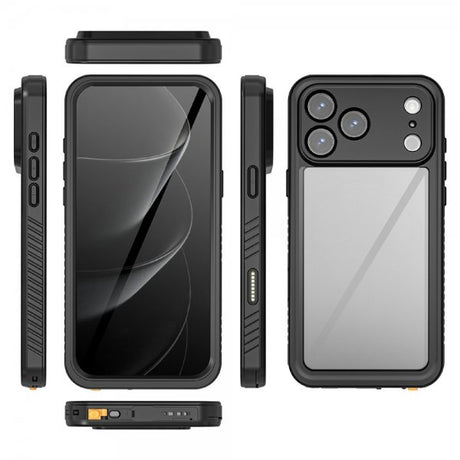 Redpepper iPhone 17 Pro Max Deksel Vanntett IP68 Svart