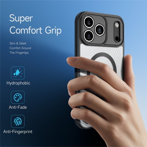Dux Ducis iPhone 17 Pro Deksel Aimo Series MagSafe Svart