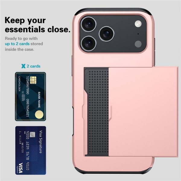iPhone 17 Pro Deksel Card Slide Grønn