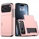 iPhone 17 Pro Deksel Card Slide Rosegull