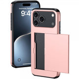 iPhone 17 Pro Deksel Card Slide Rosegull