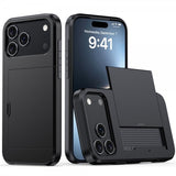 iPhone 17 Pro Deksel Card Slide Svart