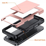 iPhone 17 Pro Deksel Card Slide Svart