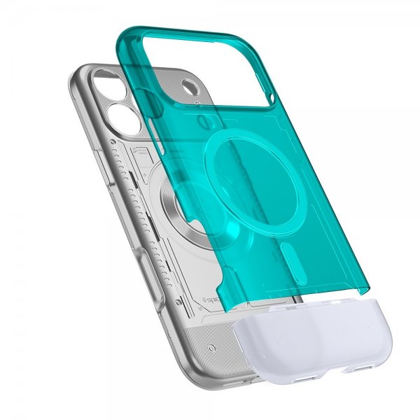 Spigen iPhone 17 Pro Deksel Classic C1 MagFit Bondi Blue