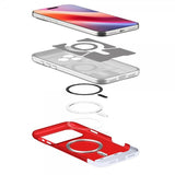 Spigen iPhone 17 Pro Deksel Classic C1 MagFit Ruby