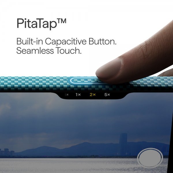 Pitaka iPhone 17 Pro Deksel Edge Lucid Blue