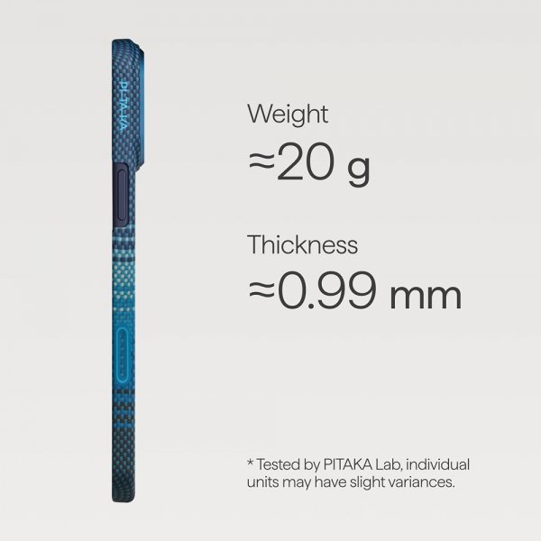 Pitaka iPhone 17 Pro Deksel Edge Moonrise