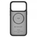 Spigen iPhone 17 Pro Deksel Enzo Aramid T MagFit Svart Sølv
