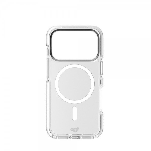 Tech21 iPhone 17 Pro Deksel EvoCrystal MagSafe Metallic Silver