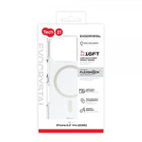 Tech21 iPhone 17 Pro Deksel EvoCrystal MagSafe Metallic Silver