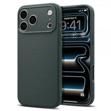 Spigen iPhone 17 Pro Deksel Liquid Air Abyss Green