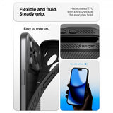 Spigen iPhone 17 Pro Deksel Liquid Air Matte Black