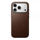 Nomad iPhone 17 Pro Deksel Modern Leather Case Brun