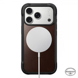 Nomad iPhone 17 Pro Deksel Modern Leather Case Horween Rustic Brown